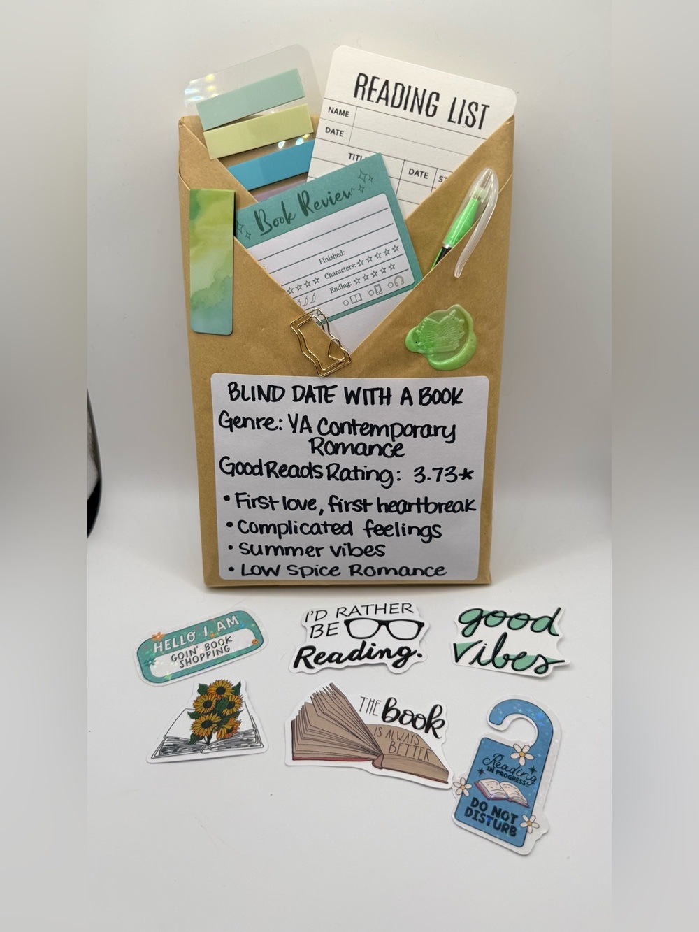 Blind Date With A Book #23 - YA Contemporary Romance Book & Accessories